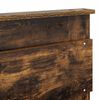 vidaXL Krevet s od storage s uzglavljem Dimljeni hrast 180 x 200 cm