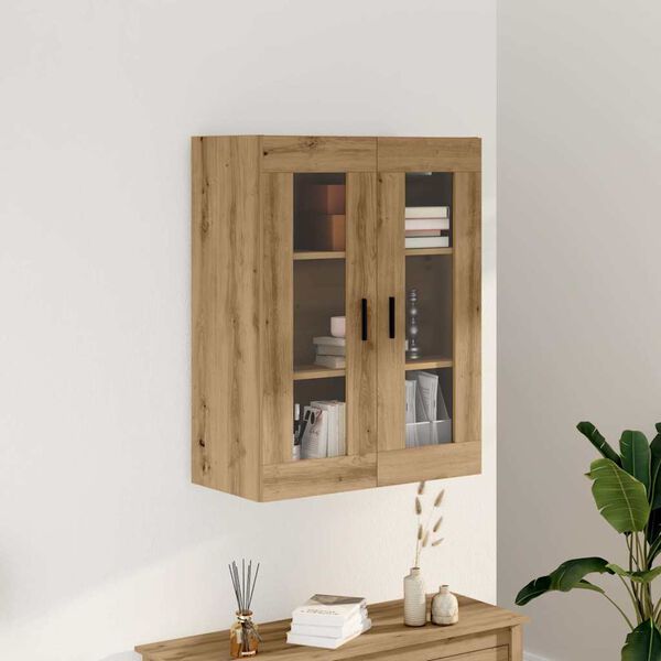 vidaXL Zidni ormarić boja hrasta artisan 69,5x34x90 cm