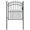 vidaXL Vrata ograde s bodljama EMMEN 150 x 100 cm