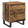 vidaXL Noćni ormar Staro drvo 40 x 35 x 50 cm Konstruirano drvo