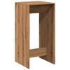vidaXL Barski stol siva boja hrasta 51x50x103,5 cm konstruirano drvo