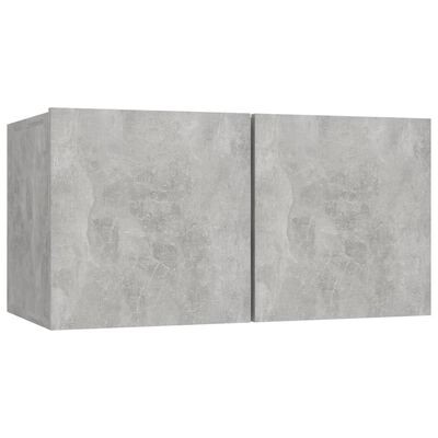 vidaXL Viseći TV ormarić siva boja betona 60 x 30 x 30 cm