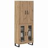 vidaXL Highboard 2 pcs Umjetnički hrast 69,5 x 34 x 180 cm