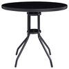 vidaXL 5-dijelni bistro set crni i antracit
