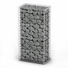 vidaXL Gabionska ko&scaron;ara s poklopcima od pocinčane žice 100 x 50 x 30 cm