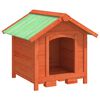 vidaXL Kućica za pse smeđa 65 x 65 x 61,5 cm od masivne borovine