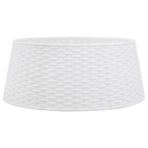 vidaXL Suknja za božićno drvce bijela &Oslash;56x23 cm plastika