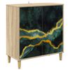 vidaXL Kreveta WIJHE Sonoma 69 x 33 x 75 cm Konstruirano drvo