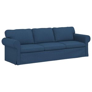 vidaXL Sofa Plava 245 x 82 x 80 cm tkanina