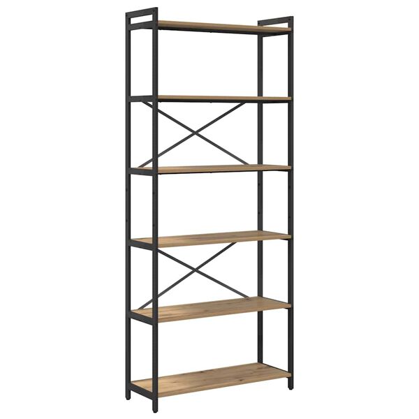 vidaXL Polica Umjetnički hrast 40 x 30 x 85 cm Konstruirano drvo