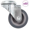 vidaXL 32 kom. okretnih kotačića s rupom za vijke 50 mm