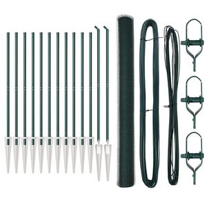 vidaXL Heksagonalna ograda s stubom 25 x 1,6 m Čelik premazan PVC-om