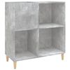vidaXL Ormarić za ploče boja betona 84,5x38x89 cm konstruirano drvo