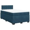 vidaXL Box spring krevet s madracem tamnoplavi 120 x 200 cm bar&scaron;unasti