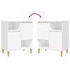 vidaXL Komode 2 kom bijele 60 x 35 x 70 cm od konstruiranog drva