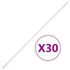 vidaXL Kanalice za kabele 20 x 10 mm 30 m PVC