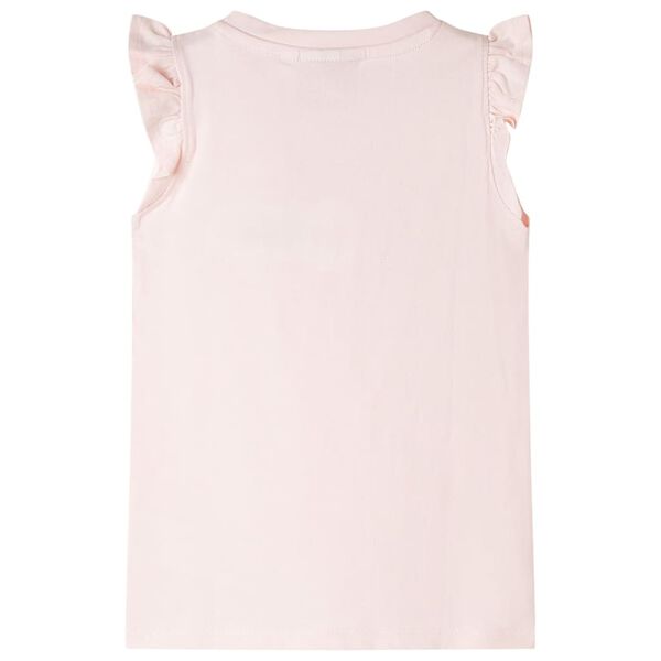 Dječja majica s volanima nježnoružičasta 92