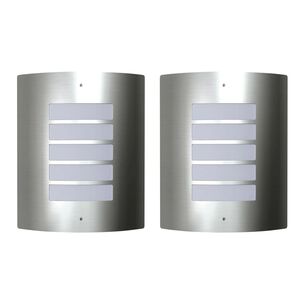 Dvije vodootporne zidne lampe od nehrđajućeg čelika 60 W