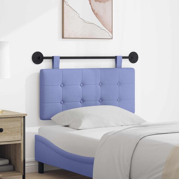 vidaXL Držeće uzglavlje Zidne Traper plava 100 x 55 x 5 cm tkanina