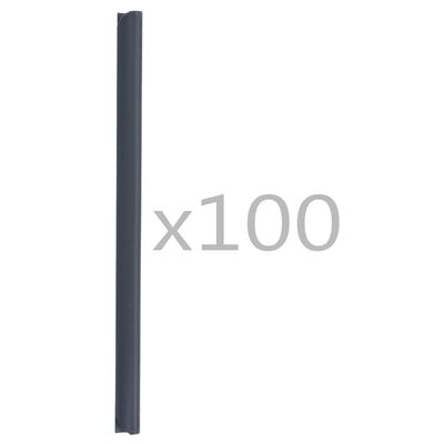 vidaXL Spojnice za ogradu 100 kom PVC antracit