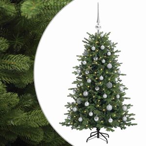 vidaXL Umjetno božićno drvce s kuglicom 120 cm 150 LED lampica