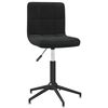 3087675 vidaXL Swivel Dining Chairs 6 pcs Black Velvet (334426&times;3)