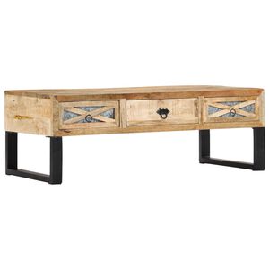 vidaXL Stolić za kavu od masivnog drva manga 110 x 50 x 38 cm