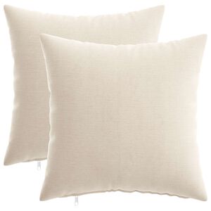 vidaXL Presvlaka za jastuk 2 kom. HEERLEN Krem 30 x 30 cm