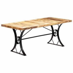 vidaXL Blagovaonski stol od masivnog drva manga 180 x 90 x 76 cm