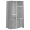 vidaXL Kavez za ptice sivi 115 x 78 x 200 cm od pocinčanog čelika
