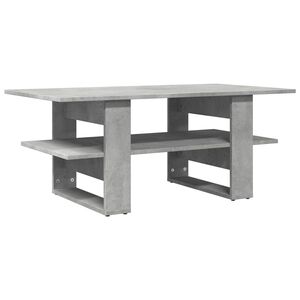 vidaXL Stolić za kavu boja betona 102x55x42 cm konstruirano drvo