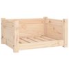 vidaXL Krevet za pse 55,5x45,5x28 cm Masivni borov drvo
