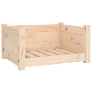 vidaXL Krevet za pse 55,5x45,5x28 cm Masivni borov drvo