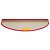 vidaXL Prostirke za stepenice 10 kom 65x21x4 cm crvene poluokrugle velike