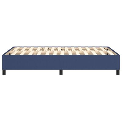 vidaXL Okvir za krevet plavi 120x200 cm od tkanine