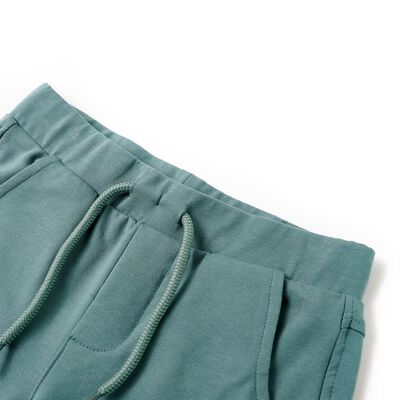 Dječje kratke hlače s vezicom starinska petrol plava boja 92