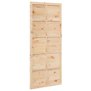 vidaXL Vrata staje 100 x 2,5 x 208 cm Masivna borovina Prirodna