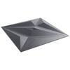 vidaXL Zidne panele Zvijezda 12 pcs Zvijezda siva 50 x 50 cm XPS pjena