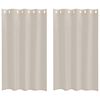 vidaXL Voile zavjesa 2 kom. Pijesak 175 x 140 cm Poliester