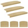 vidaXL Podloge za stepenice 15 kom. 56 x 17 x 3 cm Bež Poliester