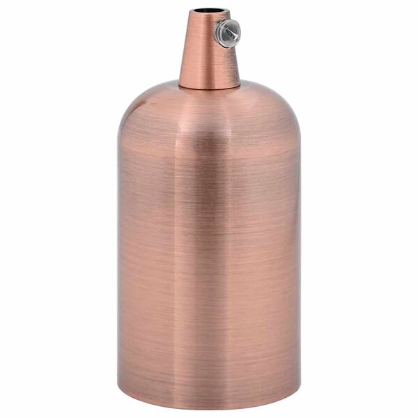 vidaXL Grla za žarulje 2 kom crvena bronca E27