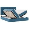 vidaXL Krevet s od storage s pohranom Tamno plava 180 x 200 cm Bar&scaron;un
