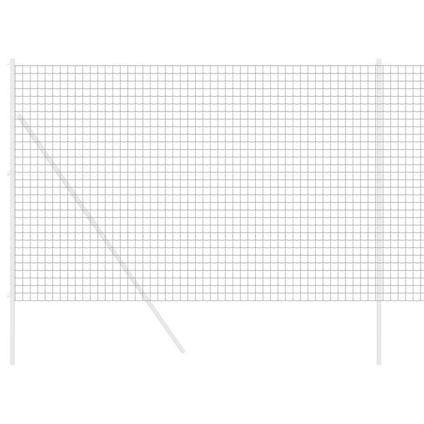 vidaXL Euro ograda Siva 1.6 x 10 m Željezo prekriveno PVC-om