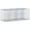 vidaXL Gabionski uzdignuti krevet 140 x 60 x 55 cm Pocinčani čelik