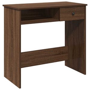vidaXL Radni stol boja smeđeg hrast 80x40x75 cm od konstruiranog drvo