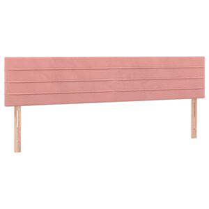 vidaXL Uzglavlja ružičasta 160x5x78/88 cm bar&scaron;unasta