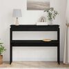 vidaXL Konzolna stolica Crni hrast 80 x 30 x 102 cm Konstruirano drvo