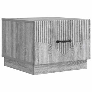 vidaXL Kava Stol Siva sonoma 49 x 50 x 37 cm Konstruirano drvo