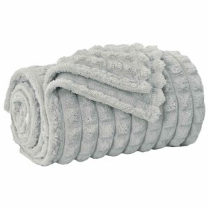 vidaXL Pokrivač Siva 240 x 220 cm 1.38 kg Runo