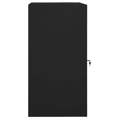 vidaXL Ormarić za sedla crni 53 x 53 x 105 cm čelični